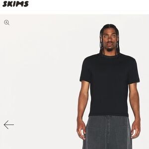 SKIMS Black Cotton Apparel